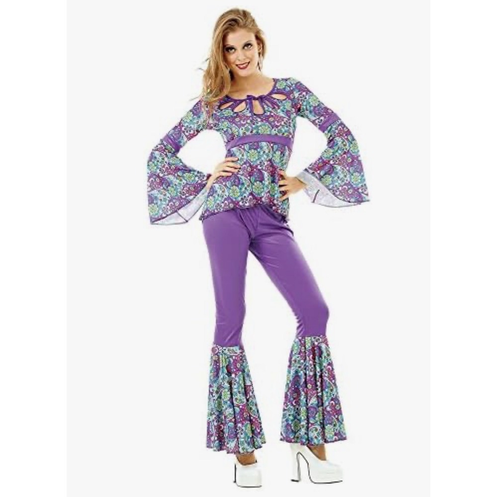 Disco Diva Costume, Women's XL, 70s Style Outfit, Halloween‎ Costume